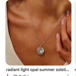 Bluboho Radiant Light Solatice Necklace (Sterling Silver)